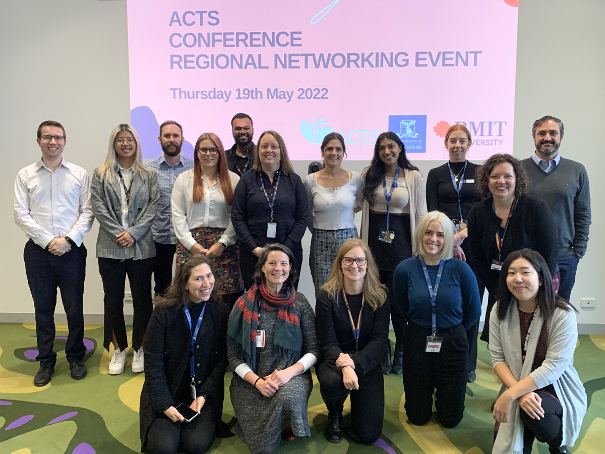 2022 ACTS Conference Networking event held at RMIT