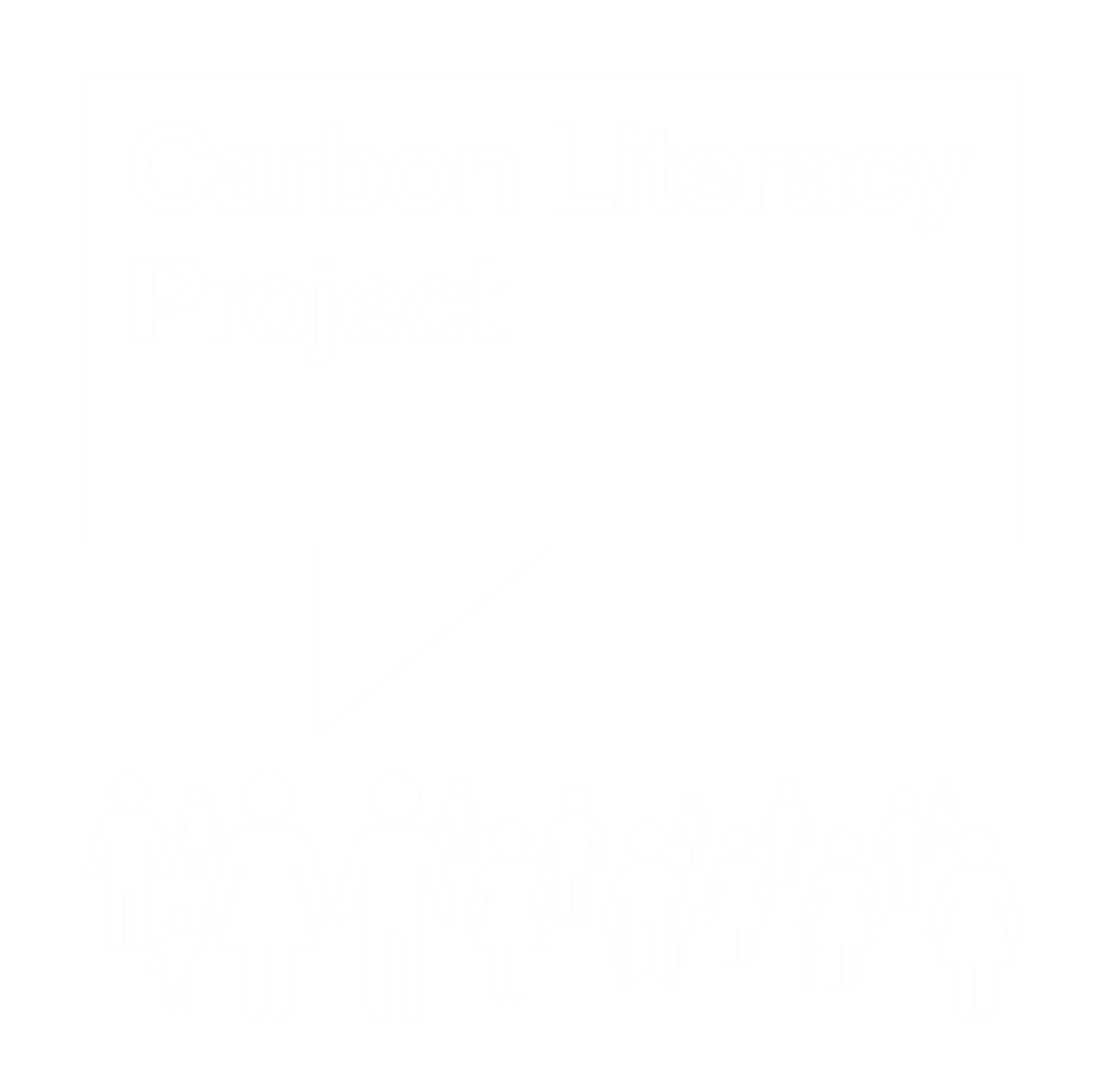 CLP-Logo_REV2 Carbon Literacy Program training logo in white